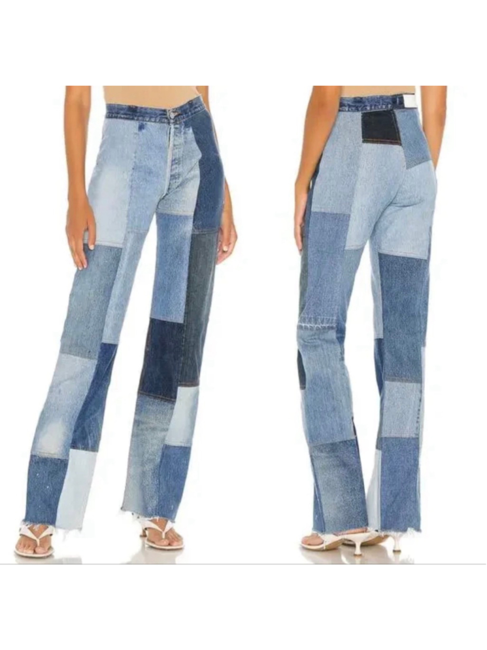 RE/DONE X LEVI’S | High Rise Patchwork Jeans Size 23